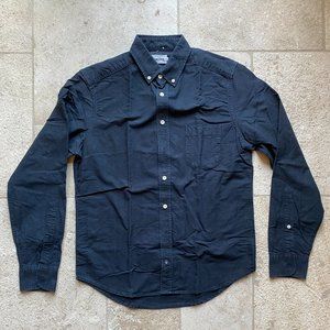 Taylor Stitch The Jack Oxford in Black, Size 38, Perfect